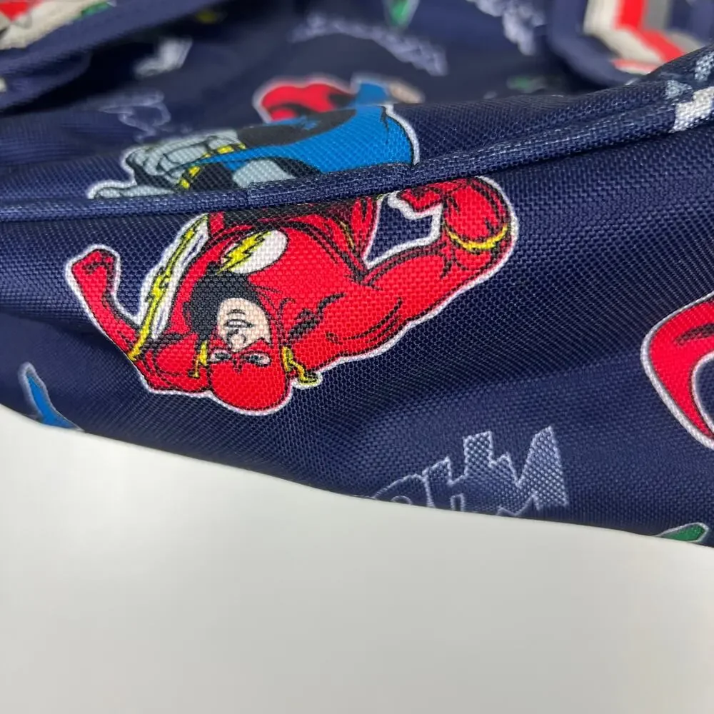 Pottery Barn Kids Justice League DC Comics Backpack Superman Batman Navy Pre-K